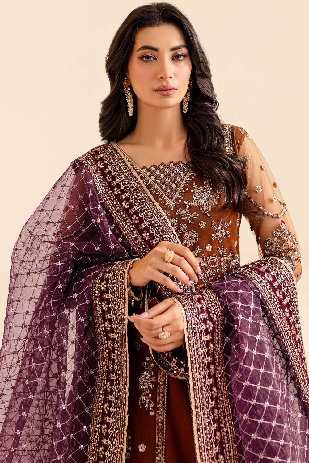 Farasha | Lumiere Formals | Crimson Allure - Ladies Clothes - Maria Faisal