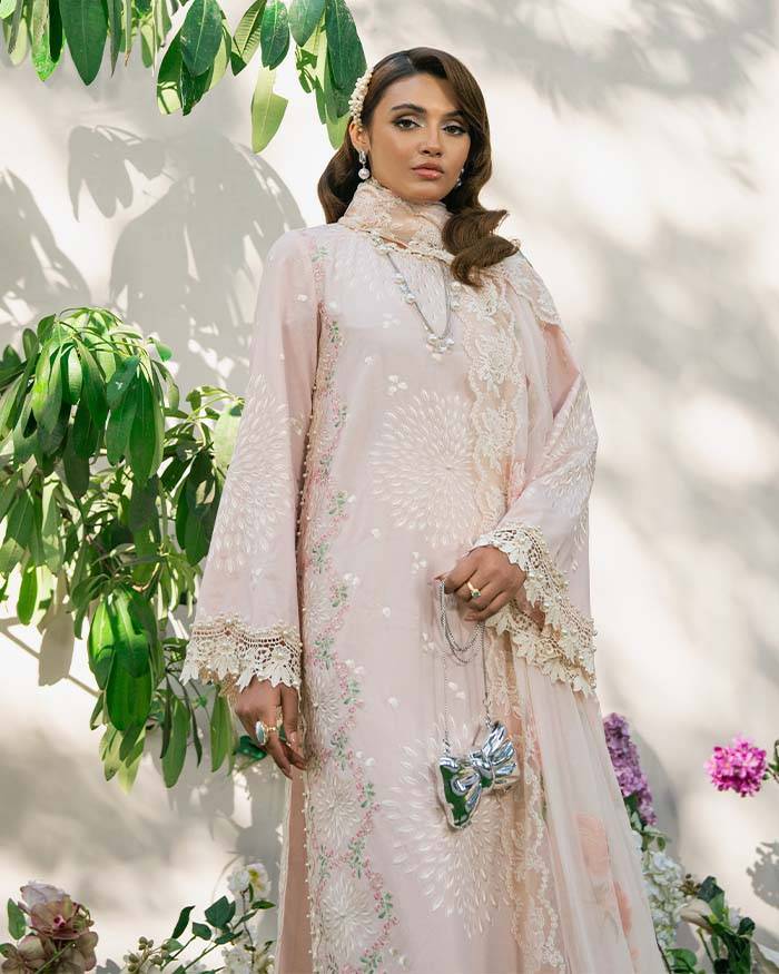 Zevk | Flora Festive Lawn | LOTUS by Maria Faisal - Registered Vendor of : Zevk - type : Ladies Clothes - 100% original wedding dresses