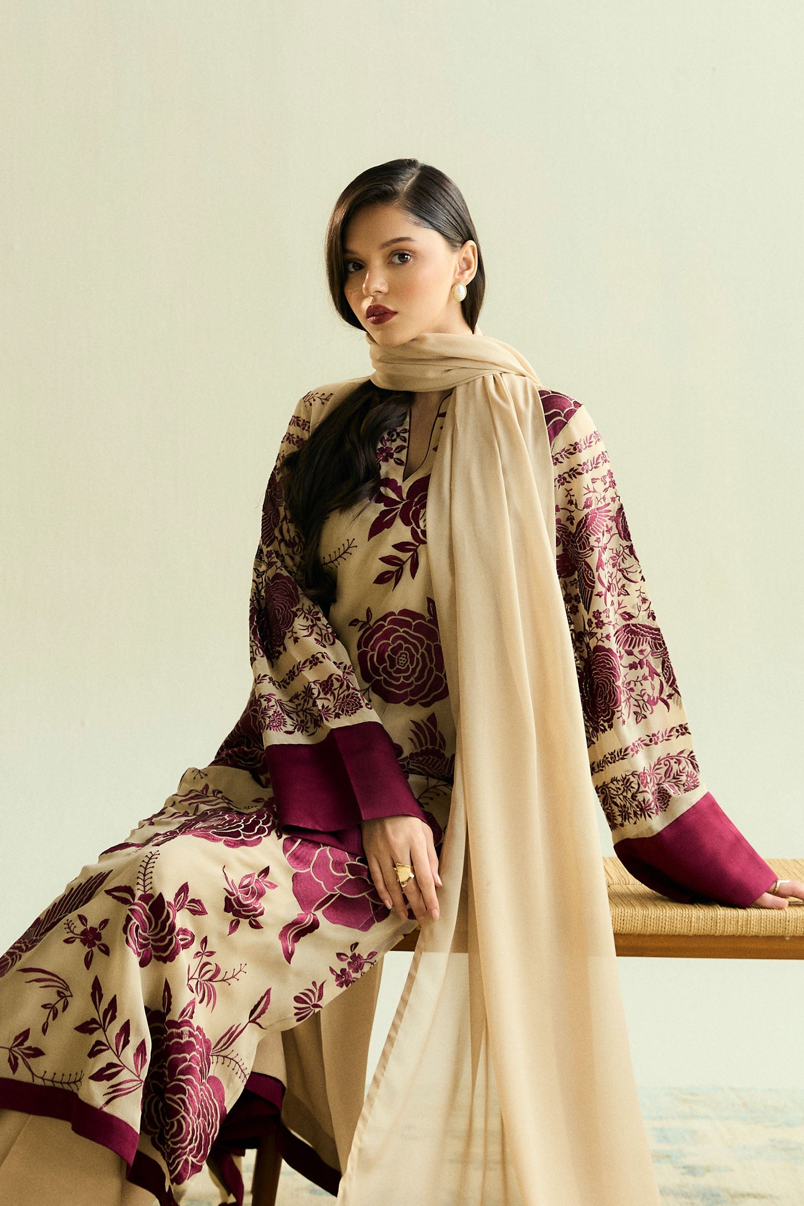 Zara Shahjahan | Festive Wear 25 | ZR25F0109 - Ladies Clothes - Maria Faisal