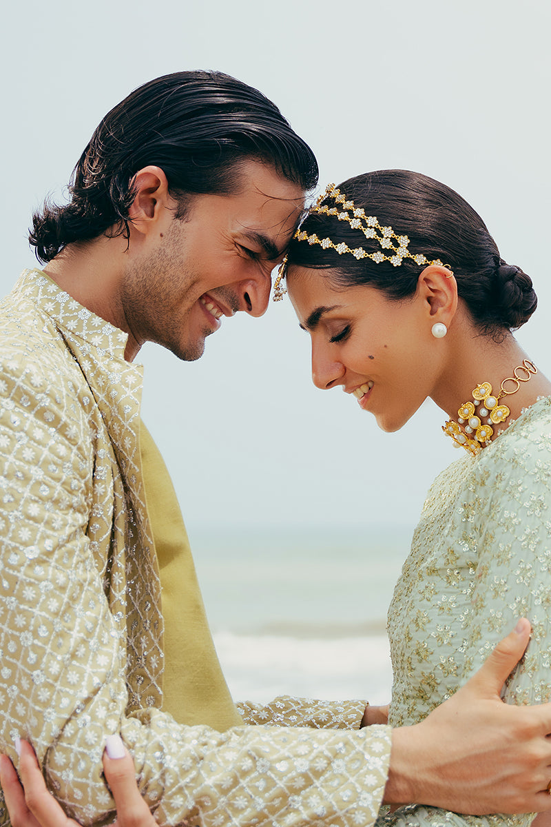 Cross Stitch | Wedding Collection 24 | TRANQUIL HAZE - Ladies Clothes - Maria Faisal