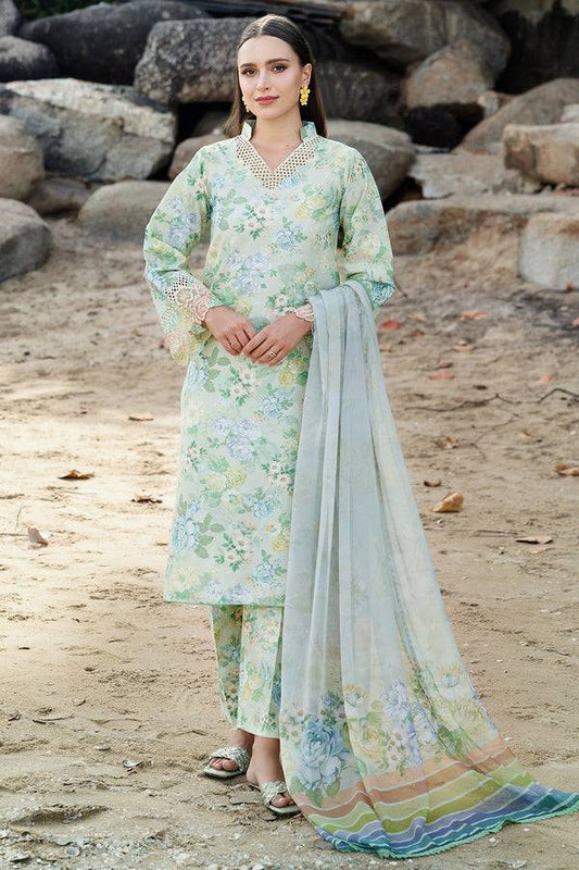 Farasha | Printed Essentials | Mint Bloom by Maria Faisal - Registered Vendor of : Farasha - type : Ladies Clothes - 100% original wedding dresses