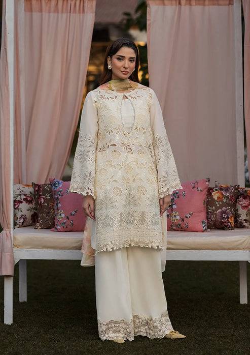 Kahf Premium | Luxury Lawn 25 | KLR-07 Miriam by Maria Faisal - Registered Vendor of : Kahf Premium - type : Ladies Clothes - 100% original wedding dresses