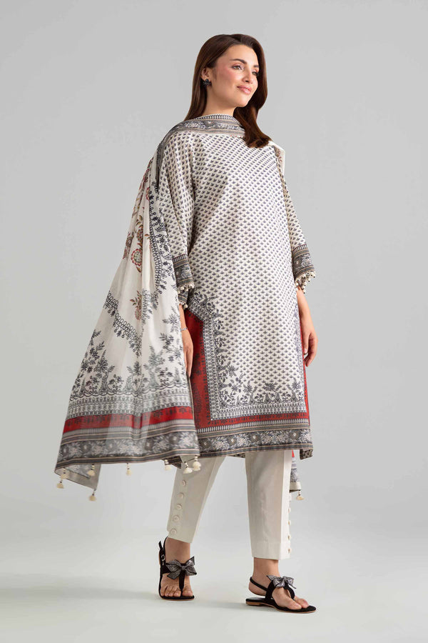 Nishat | Eid Lawn | 42601849 - Luxury Dress - available at Maria Faisal in UK and USA.