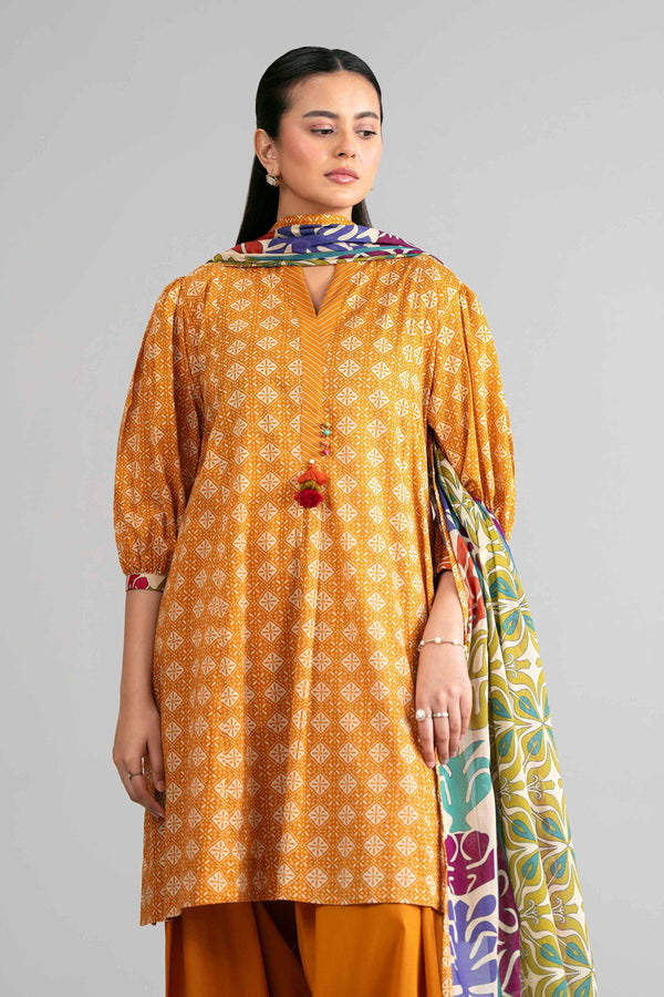 Nishat | Eid Lawn | 42601869 - Luxury Dress - available at Maria Faisal in UK and USA.