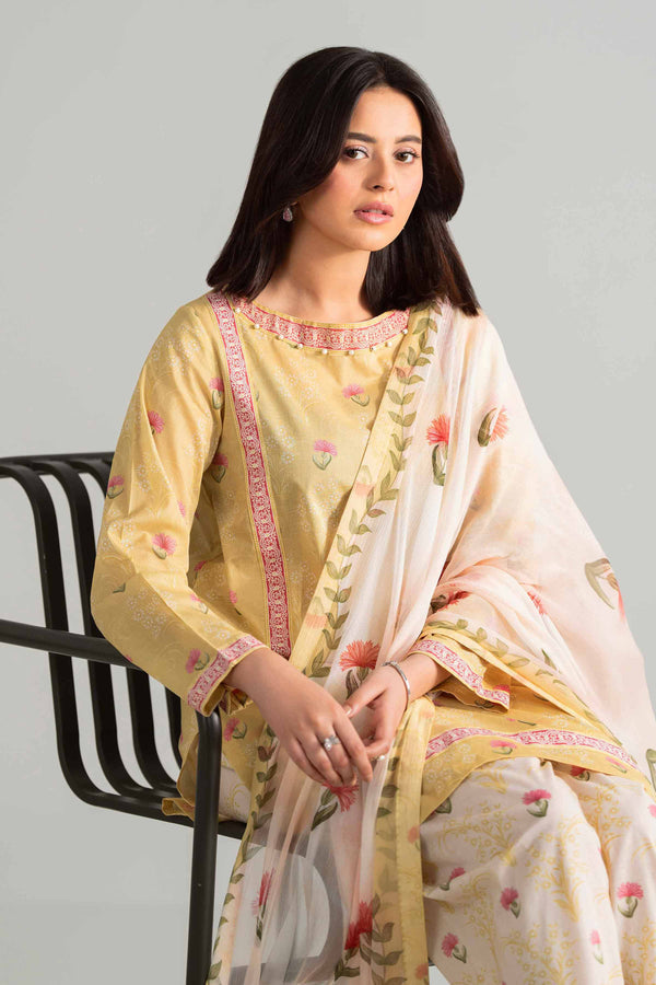Nishat | Eid Lawn | 42601895 - Luxury Dress - available at Maria Faisal in UK and USA.