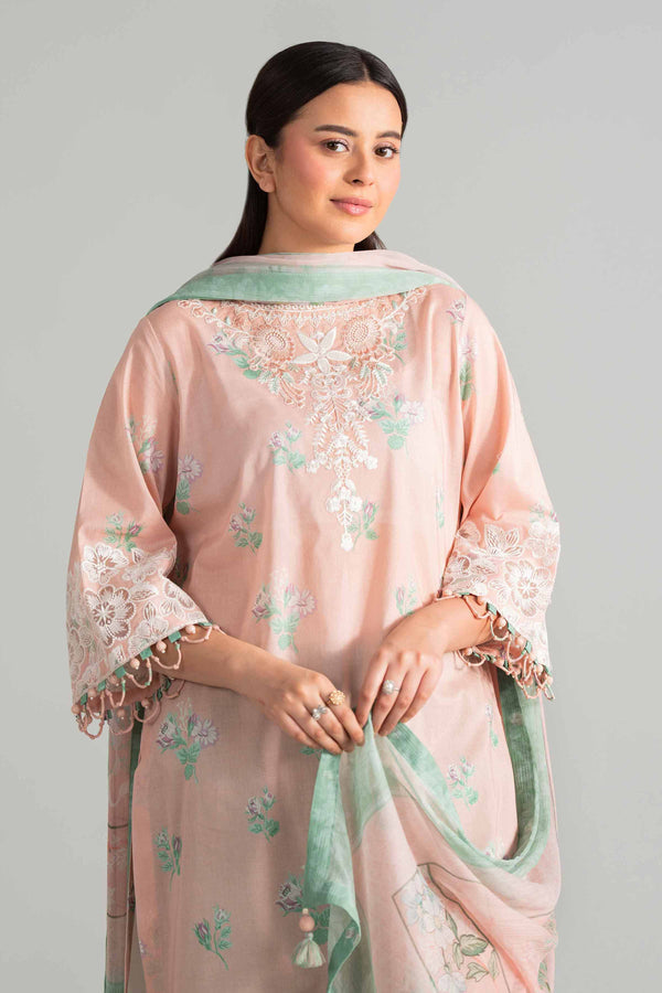 Nishat | Eid Lawn | 42601910 - Luxury Dress - available at Maria Faisal in UK and USA.