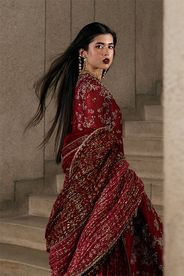 Suffuse | Freeshia Rtw 25 | Jaseria - Formal Dress - available at Maria Faisal in UK and USA.