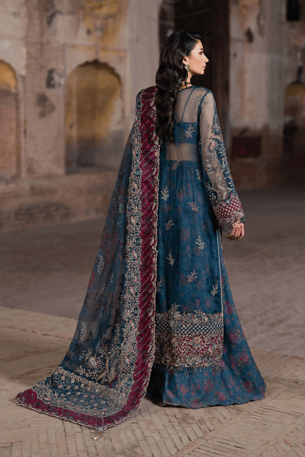 Iznik | Luxury Chiffon | ILC-03 by Maria Faisal - Registered Vendor of : Iznik - type : Ladies Clothes - 100% original wedding dresses