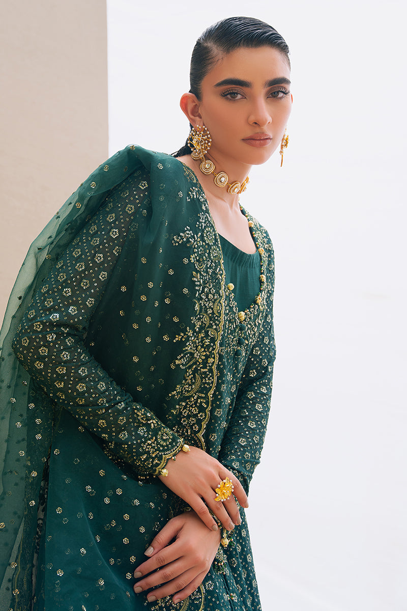 Cross Stitch | Wedding Collection 24 | GREEN SPRING - Ladies Clothes - Maria Faisal