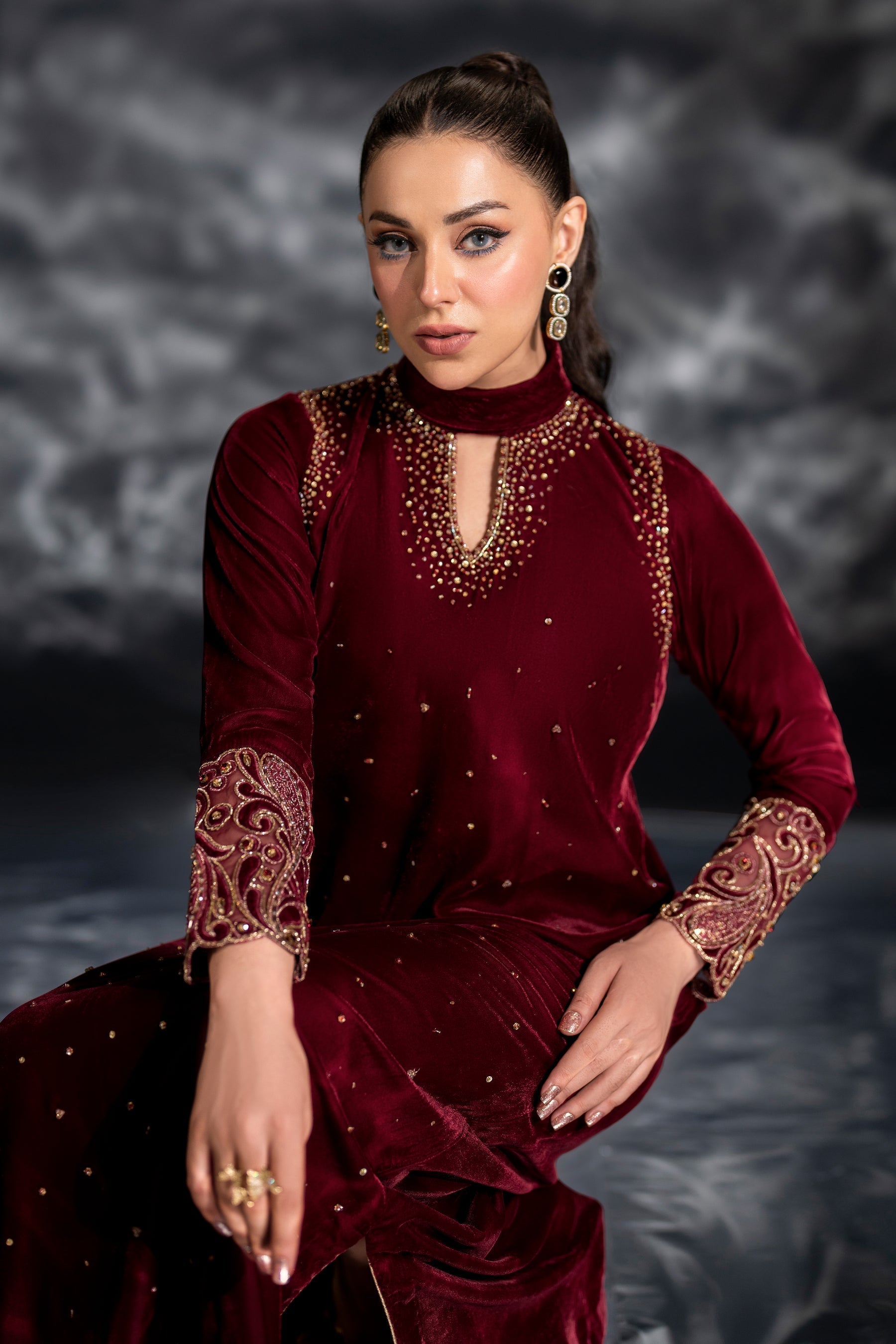 Naqshi | Makhmal 24 | WENDY - Ladies Clothes - Maria Faisal