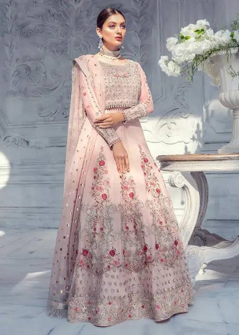 Meeral | Wedding Formals | ML-05-PINK(LWH) by Maria Faisal - Registered Vendor of : Meeral - type : Ladies Clothes - 100% original wedding dresses