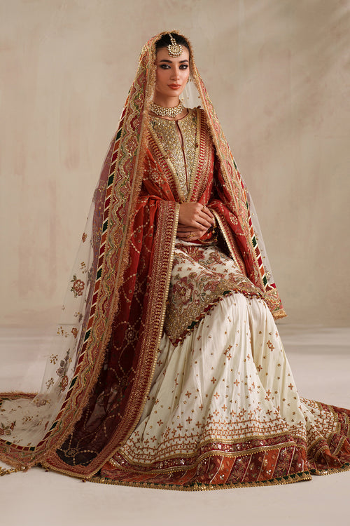 Baroque | Formals Collection | EMBROIDERED NET UF-4368 - Formal Dress - available at Maria Faisal in UK and USA.