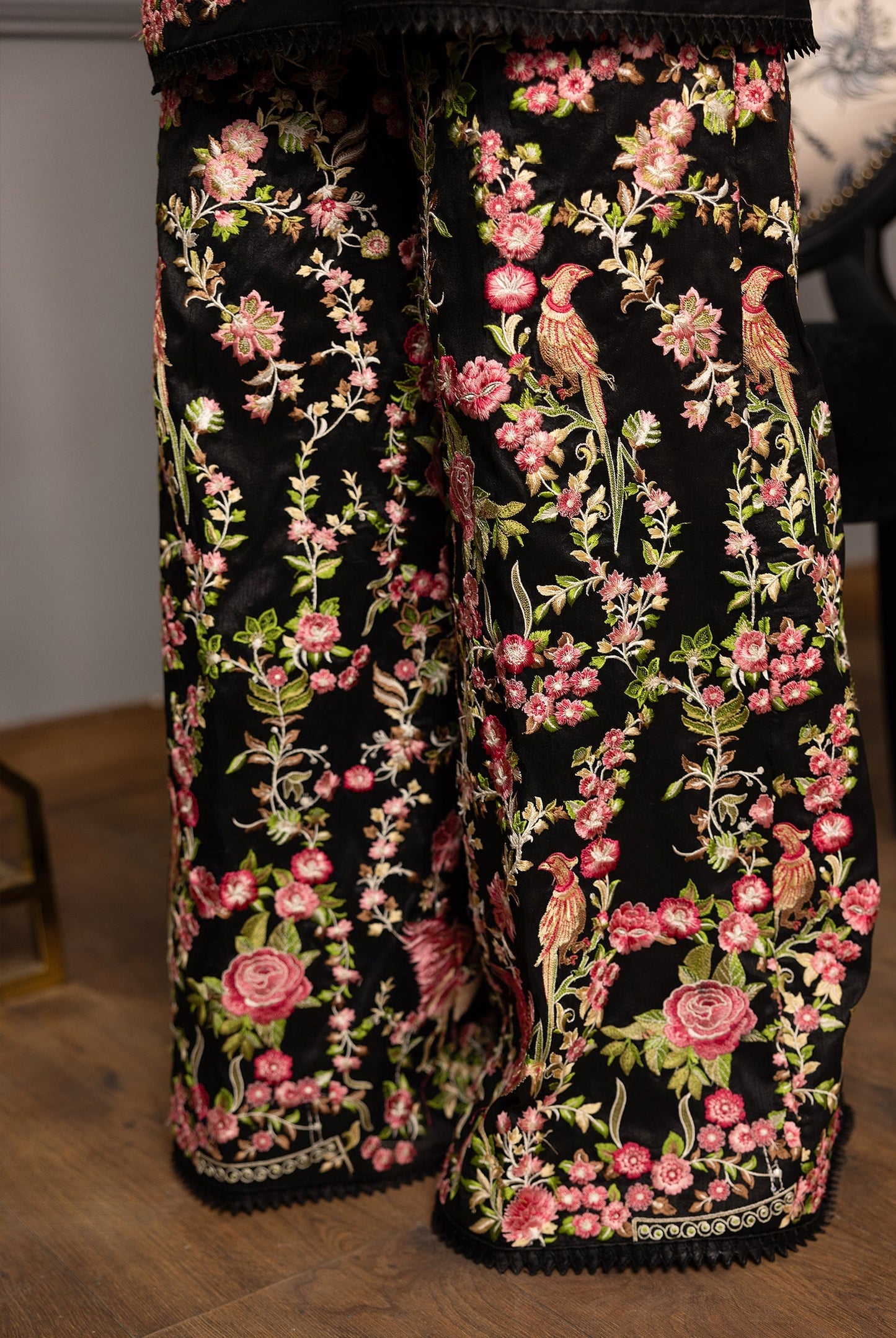 Threads and Motifs | Formal Dresses 25 | Embroidered Jacket With Trouser - Ladies Clothes - Maria Faisal