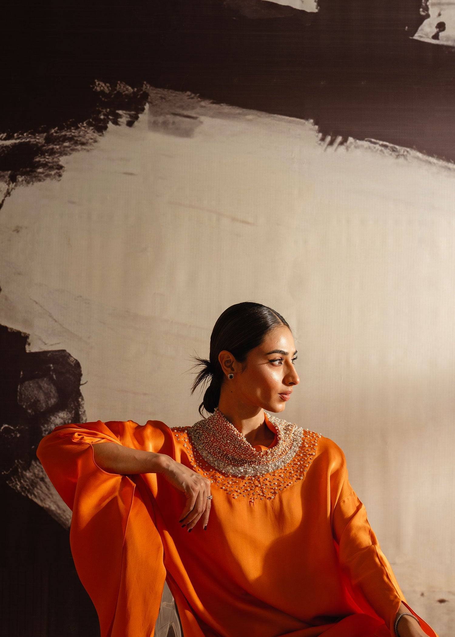 Mahgul | Eye of Cemal | Mandarin Glow by Maria Faisal - Registered Vendor of : Mahgul - type : Ladies Clothes - 100% original wedding dresses