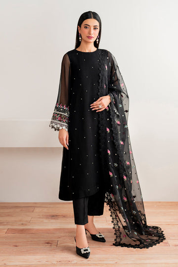 Baroque | Formal Collection | CHIFFON UF-682 - Designer Dress with Intricate embroidery and embellishments. Shop elegent wedding dress at Maria Faisal.
