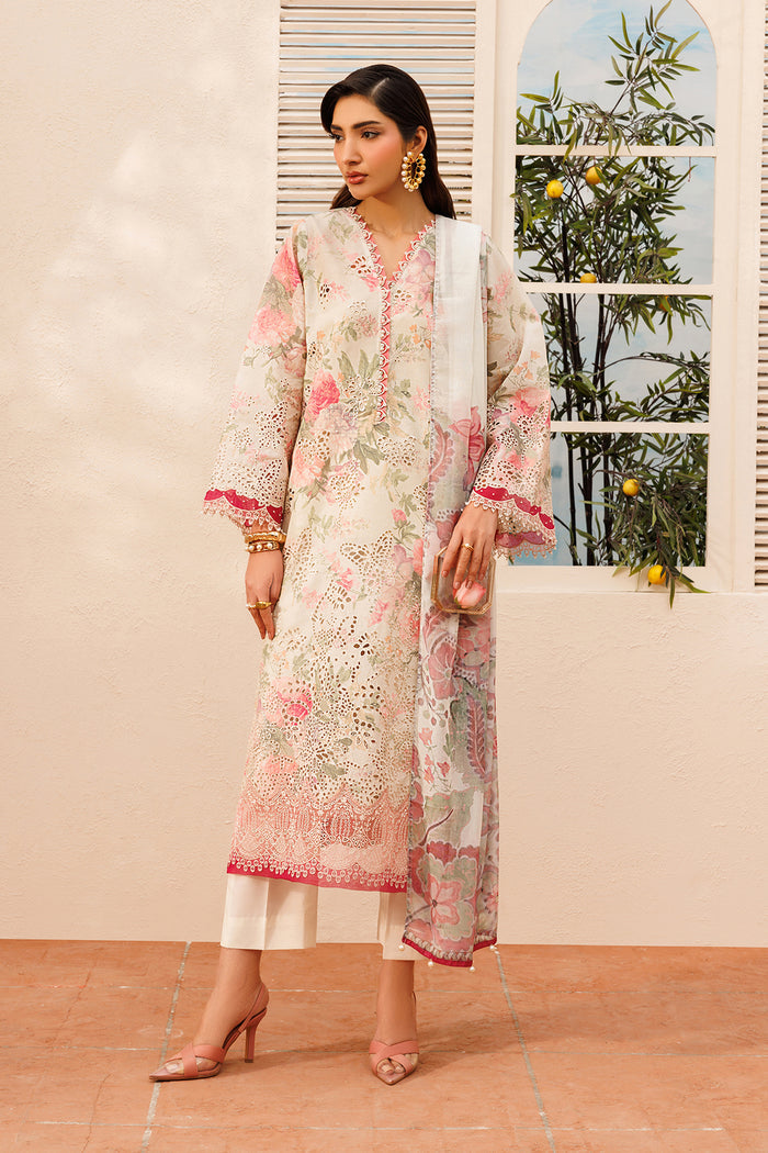 Baroque | Luxury Pret Summer | UF-4397 - Luxury Dress - available at Maria Faisal in UK and USA.