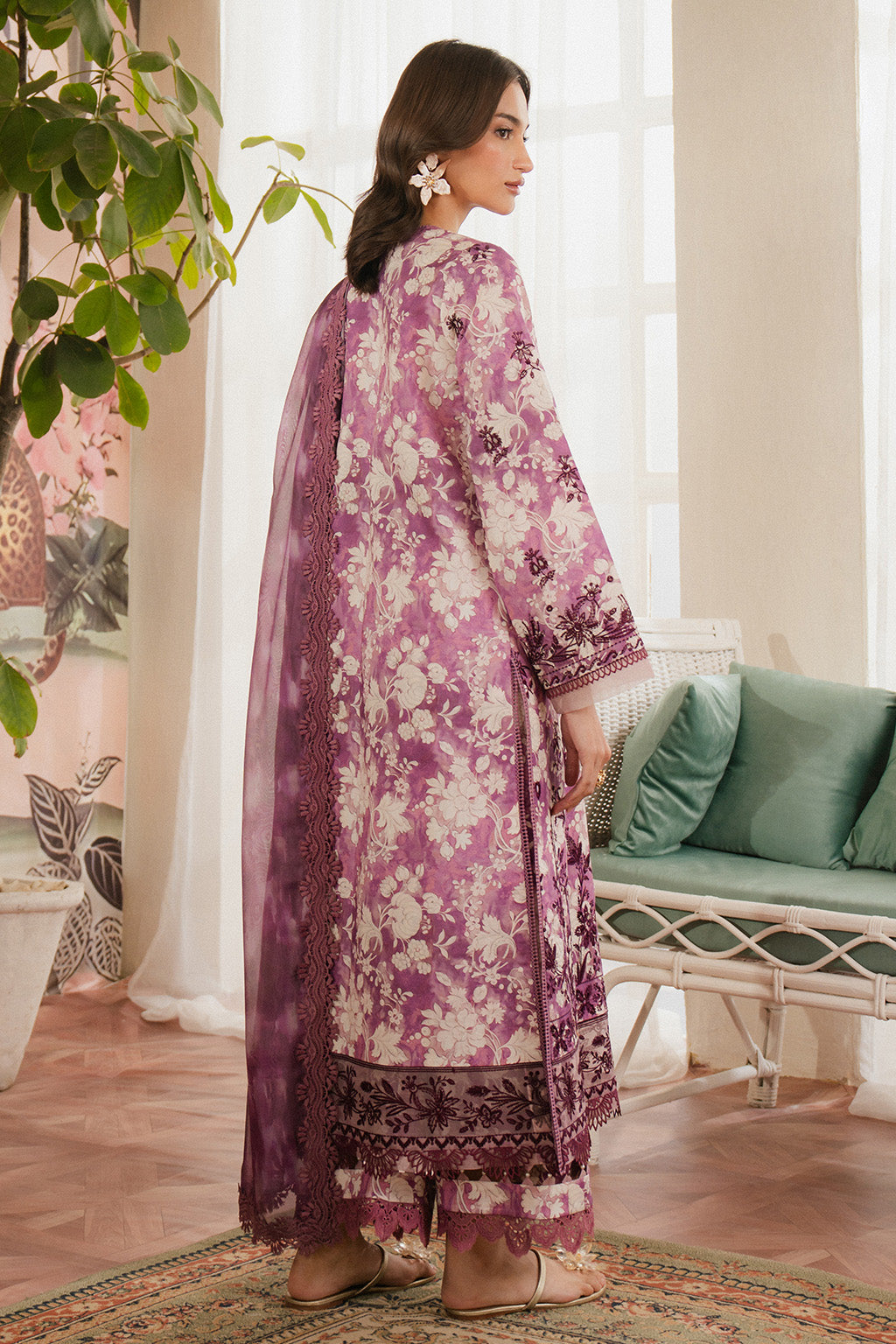 Ayzel | Armelia Printed Lawn 25 | Ren - Ladies Clothes