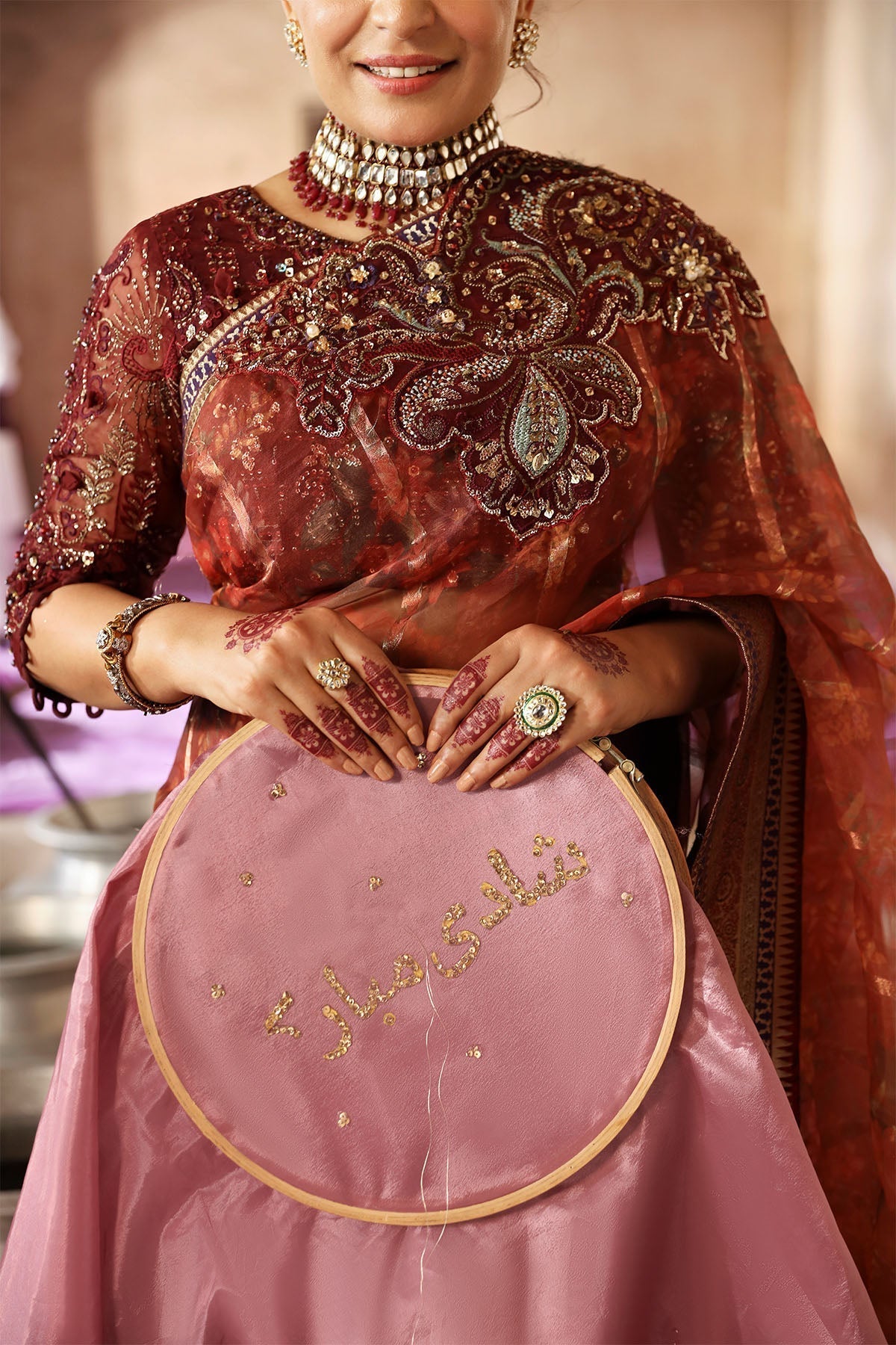 Nureh | Jhoomro Wedding Formals | NL-71 GEHNA - Wedding Dress - Maria Faisal