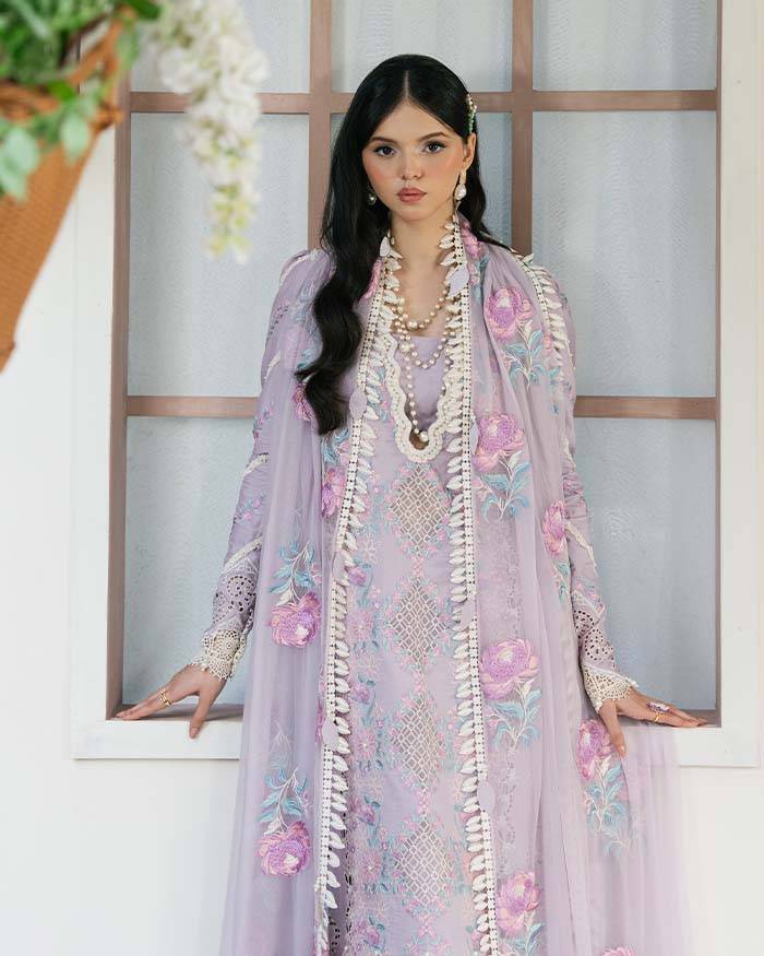 Zevk | Flora Festive Lawn | LILLY by Maria Faisal - Registered Vendor of : Zevk - type : Ladies Clothes - 100% original wedding dresses