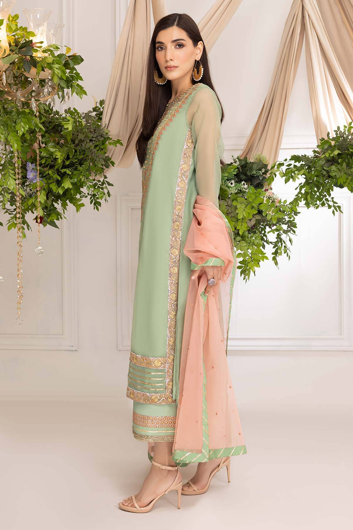 Charizma | Festive Pret | CMA23-14 by Maria Faisal - Registered Vendor of : Charizma - type : Ladies Clothes - 100% original wedding dresses