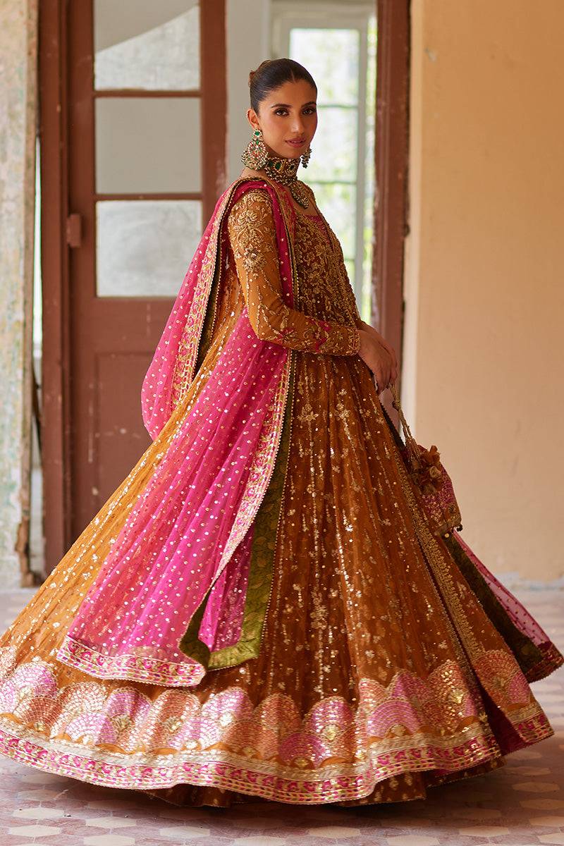 Mina Hassan | Formal Dholki Collection | Nour by Maria Faisal - Registered Vendor of : Mina Hassan - type : Ladies Clothes - 100% original wedding dresses