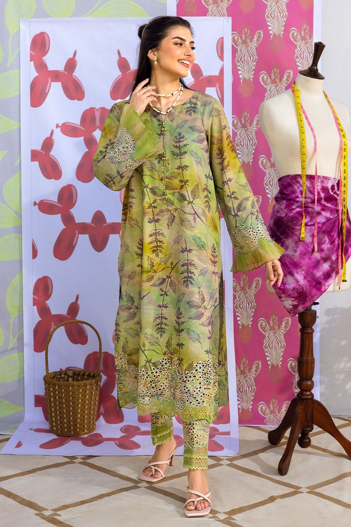 NU2-123 – authentic Pakistani dress from the Ballerina Winter 25 collection for women in the UK