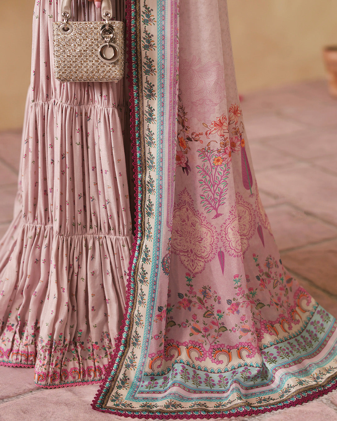 Faiza Saqlain | Serina Luxe | Janine - Formal Dress - available at Maria Faisal in UK and USA.