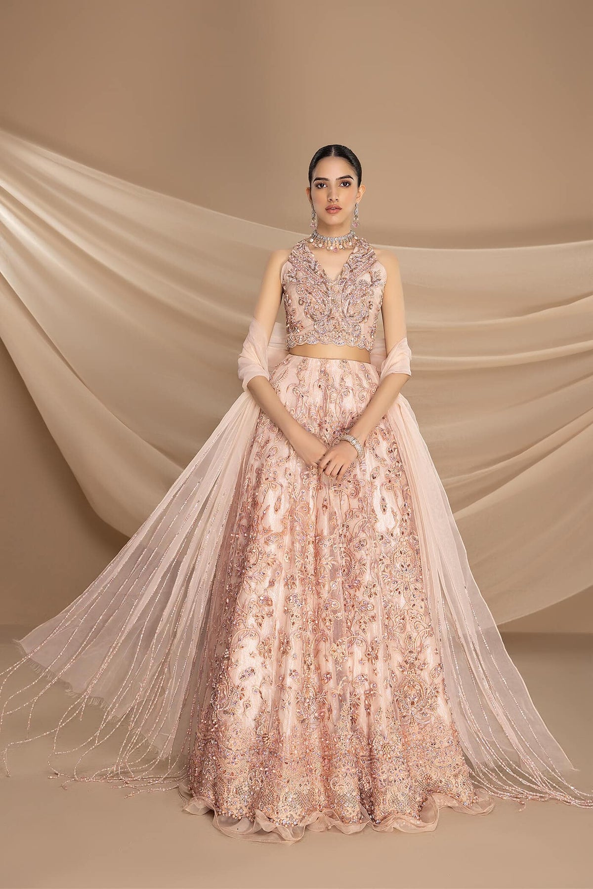 Nilofer Shahid | Shama e Mehfil | Husn e Jahaan - Bridal Dress - available at Maria Faisal in UK and USA.