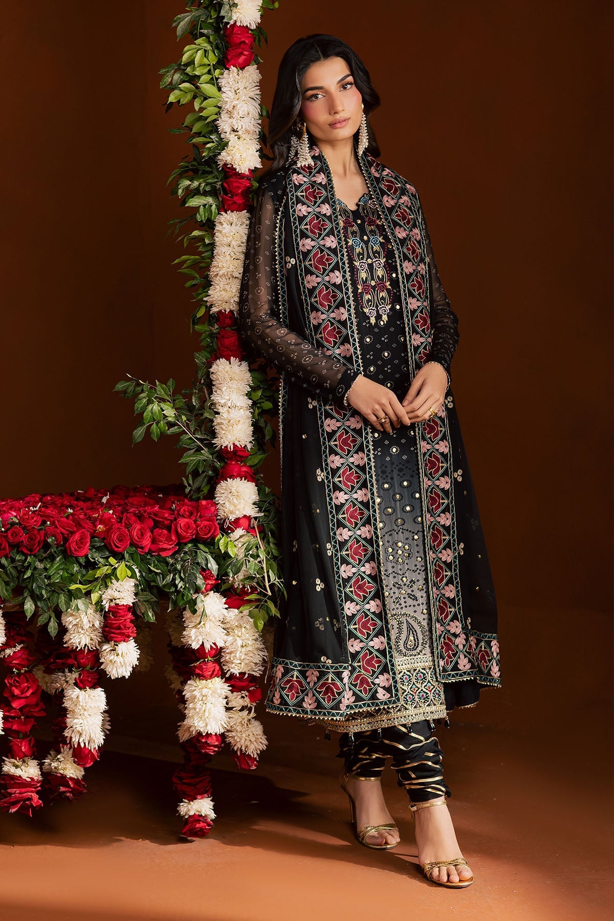Nureh | Mukeshkari Formals | MK-24 - Formal Dress - available at Maria Faisal in UK and USA.
