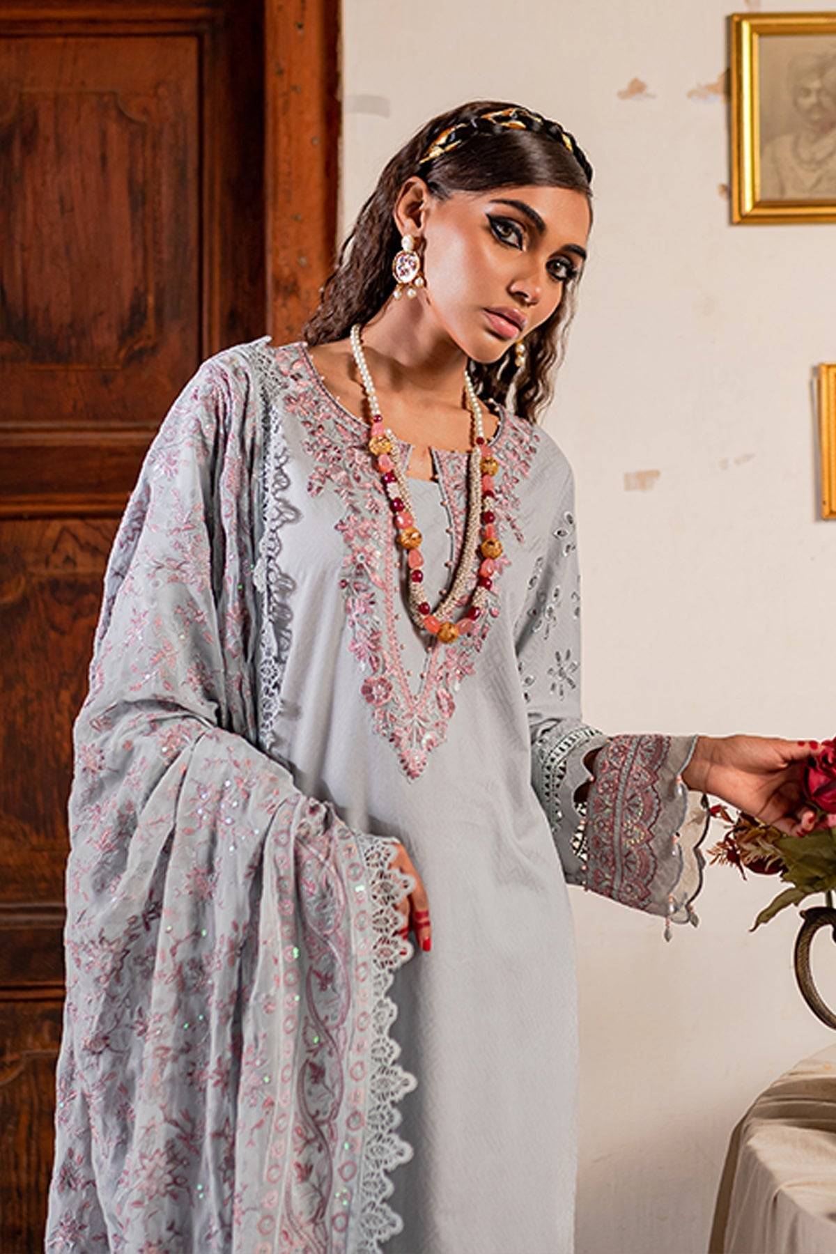 Nureh | Maya Lawn | NS-79 by Maria Faisal - Registered Vendor of : Nureh - type : Ladies Clothes - 100% original wedding dresses