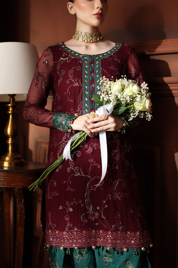 Nureh | Alfaaz Formals | NL-90 - Formal Dress - available at Maria Faisal in UK and USA.