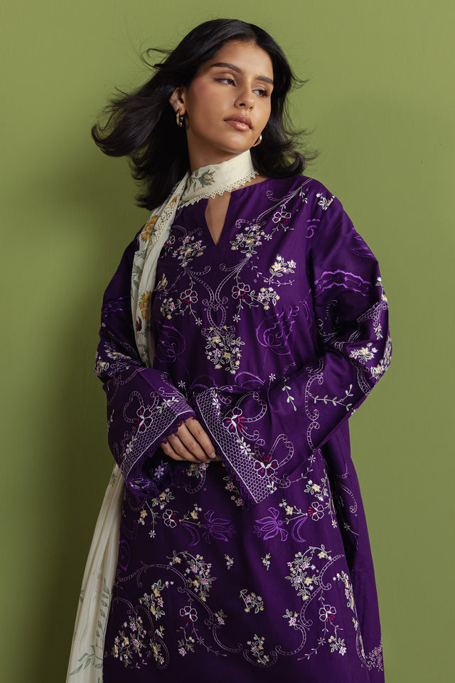 Zara Shahjahan | Coco Prints 26 | Nozaira - Casual Dress - available at Maria Faisal in UK and USA.