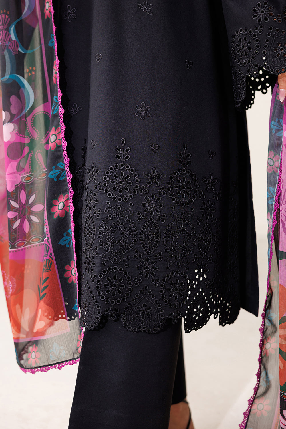 Farasha | Summer Melody 26 | DARK DESIRE - Casual Dress - available at Maria Faisal in UK and USA.