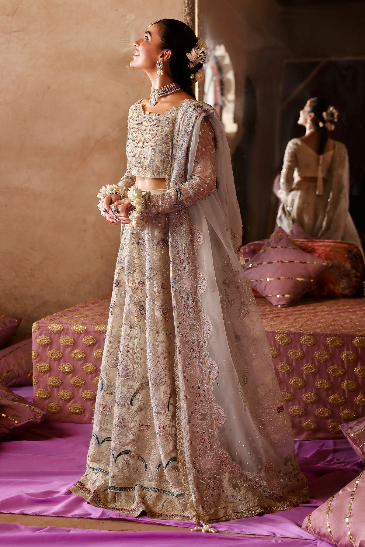 Nureh | Jhoomro Wedding Formals | NL-72 CHANDNI - Wedding Dress - Maria Faisal