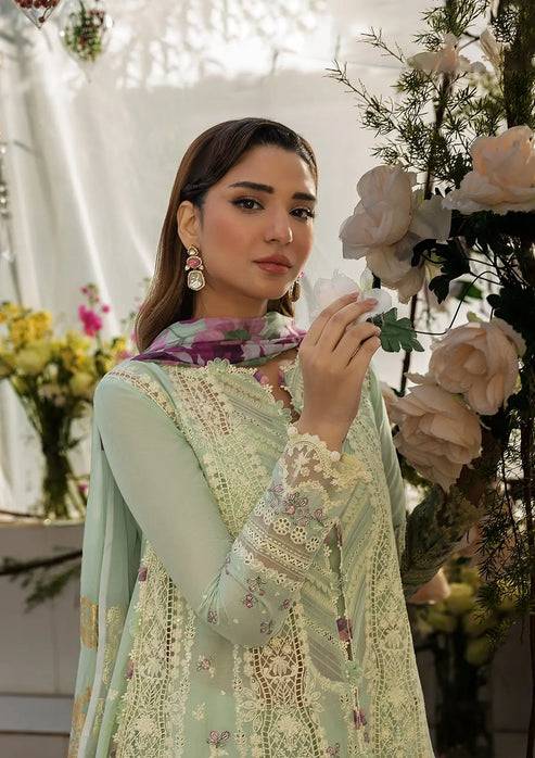 Kahf Premium | Luxury Lawn 25 | KLR-05 Nora by Maria Faisal - Registered Vendor of : Kahf Premium - type : Ladies Clothes - 100% original wedding dresses
