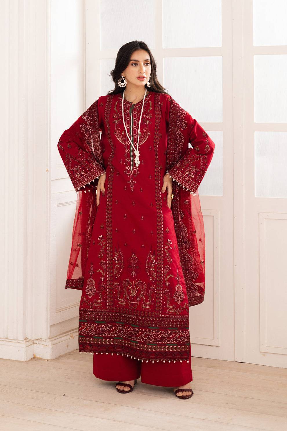 Maryum N Maria | Mira Luxury Lawn | GULMAR - FS50100 by Maria Faisal - Registered Vendor of : Maryum N Maria - type : Ladies Clothes - 100% original wedding dresses