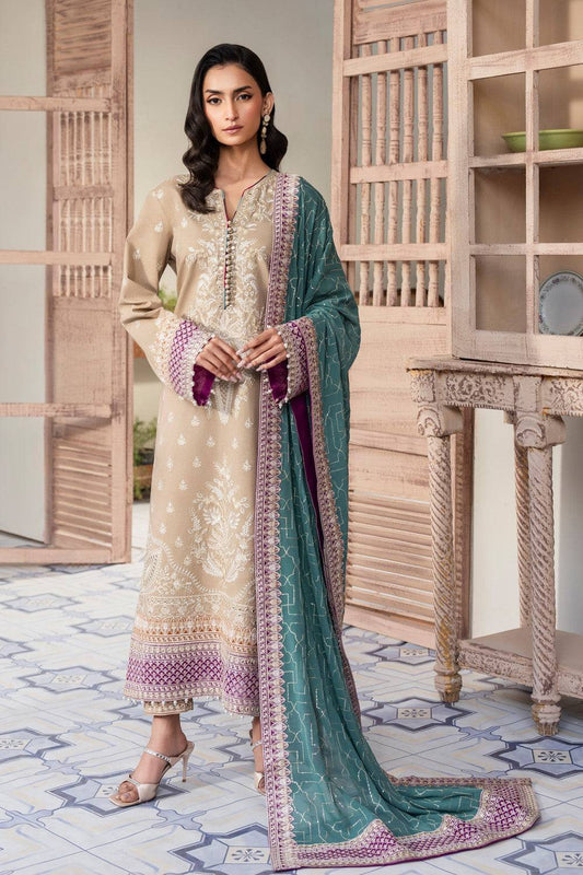 Maryum N Maria | Luxury Lawn 25 | ASHA - MS50113 by Maria Faisal - Registered Vendor of : Maryum N Maria - type : Luxury - 100% original wedding dresses