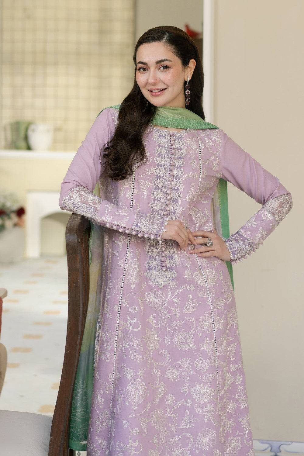 Maryum N Maria | Luxury Lawn 25 | ALEIA - MS50115 by Maria Faisal - Registered Vendor of : Maryum N Maria - type : Ladies Clothes - 100% original wedding dresses