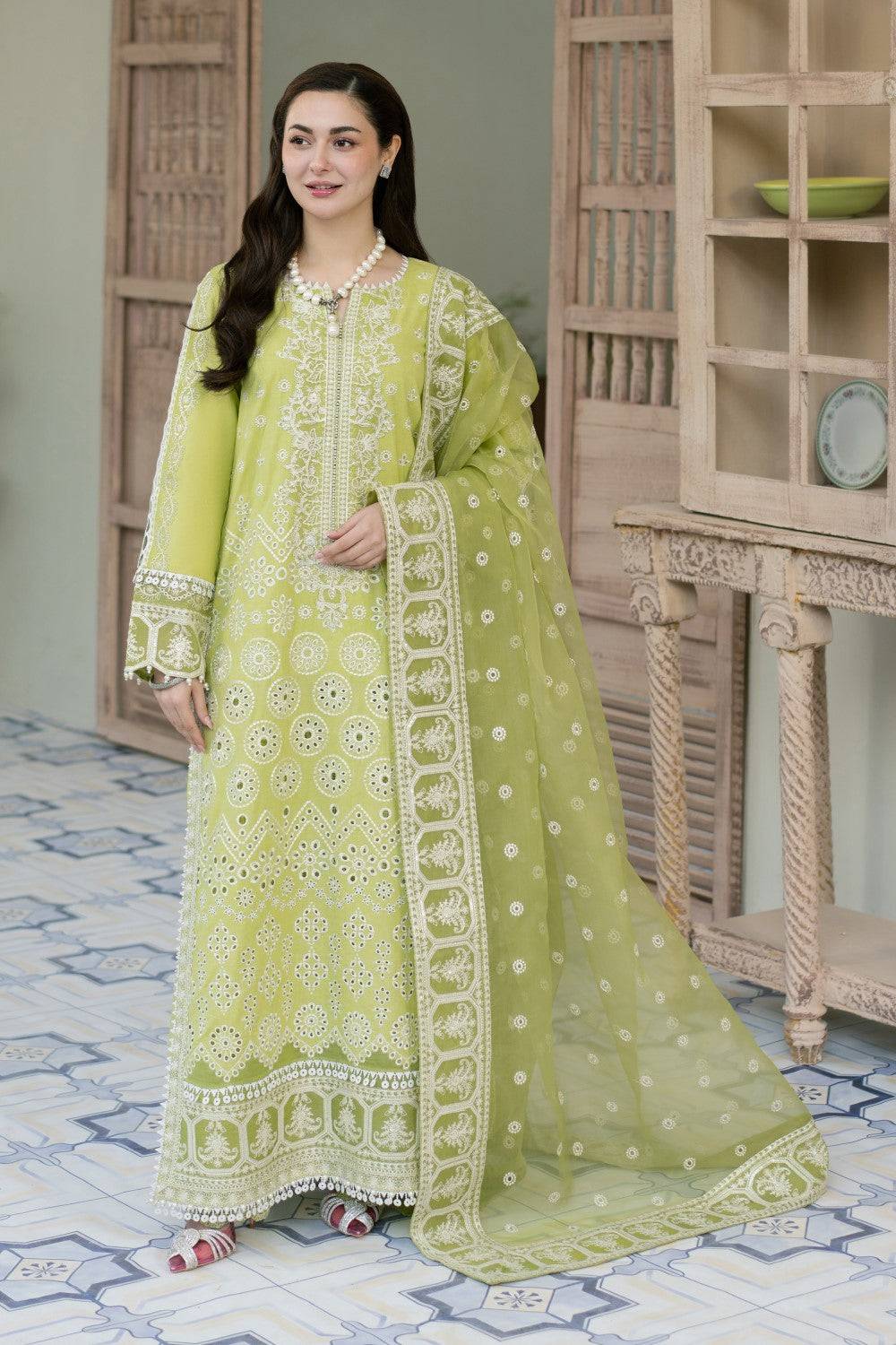 Maryum N Maria | Luxury Lawn 25 | ALIYA - MS50117 by Maria Faisal - Registered Vendor of : Maryum N Maria - type : Ladies Clothes - 100% original wedding dresses