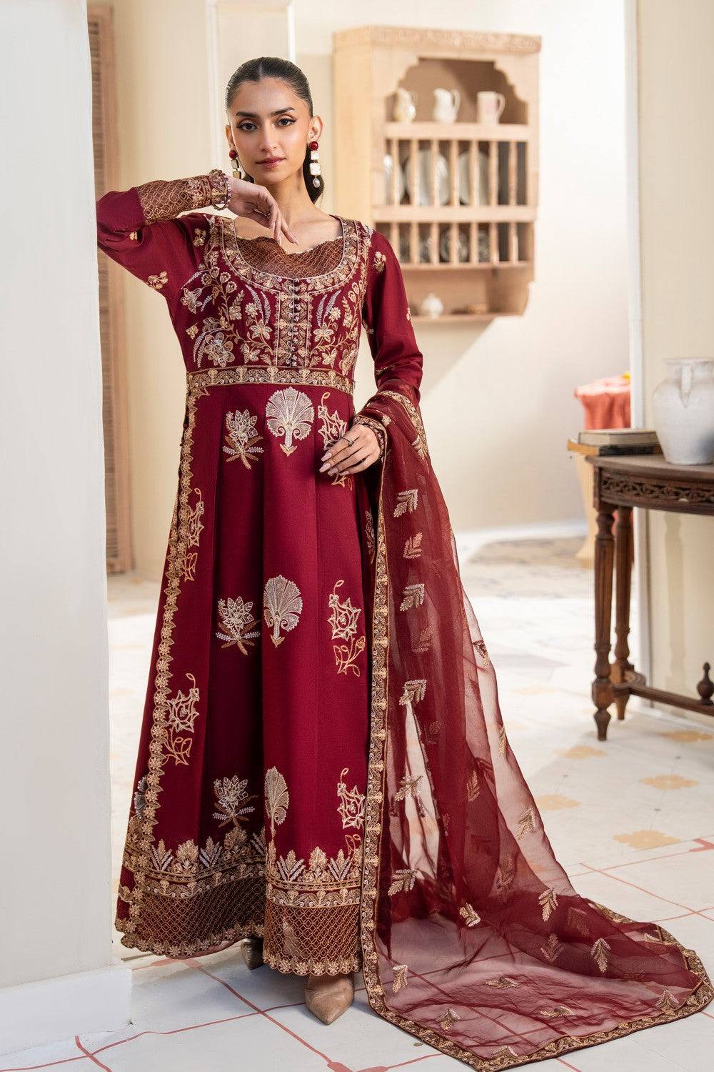 Maryum N Maria | Luxury Lawn 25 | ALAA - MS50125 by Maria Faisal - Registered Vendor of : Maryum N Maria - type : Ladies Clothes - 100% original wedding dresses