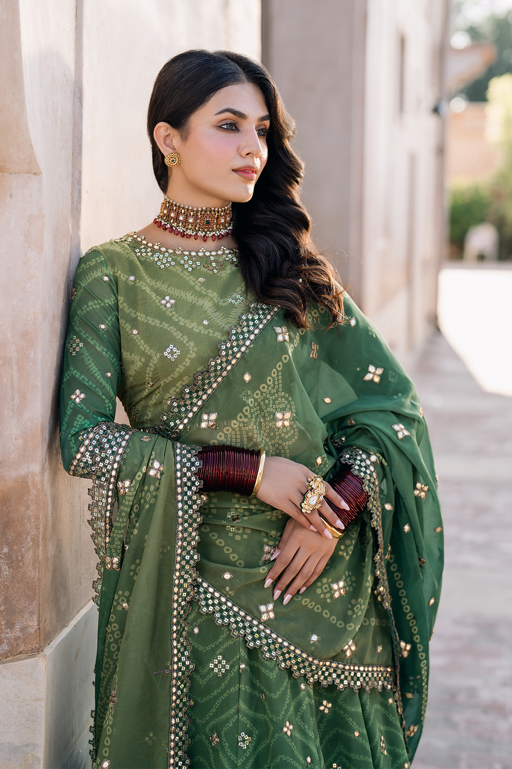 Iznik | Bandhani Formals | UE-328 - Ladies Clothes