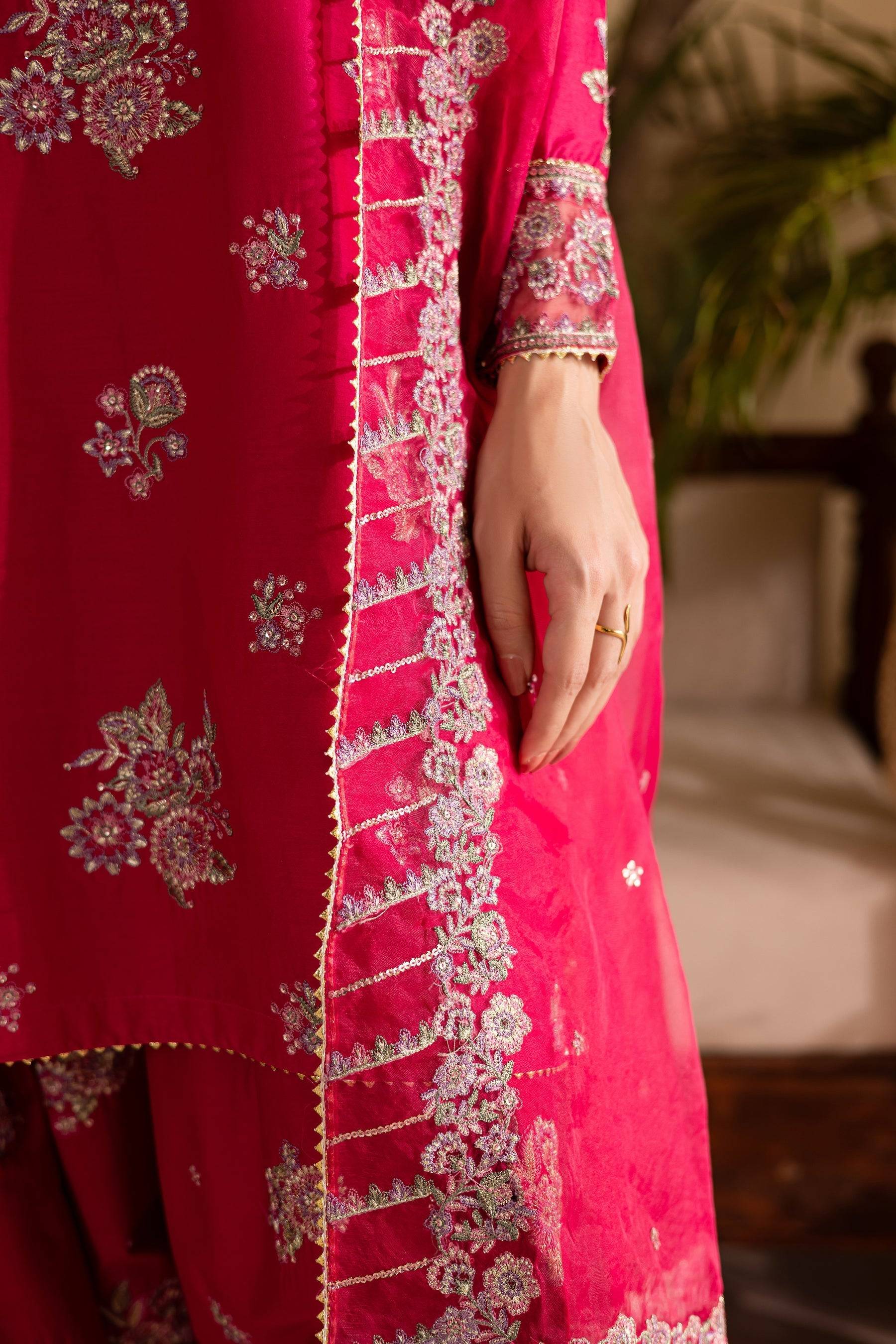 Batik | Nyra Embroidered Summer Solids | Zinnia by Maria Faisal - Registered Vendor of : Batik - type : Ladies Clothes - 100% original wedding dresses