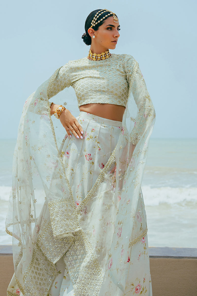 Cross Stitch | Wedding Collection 24 | TRANQUIL HAZE - Ladies Clothes - Maria Faisal