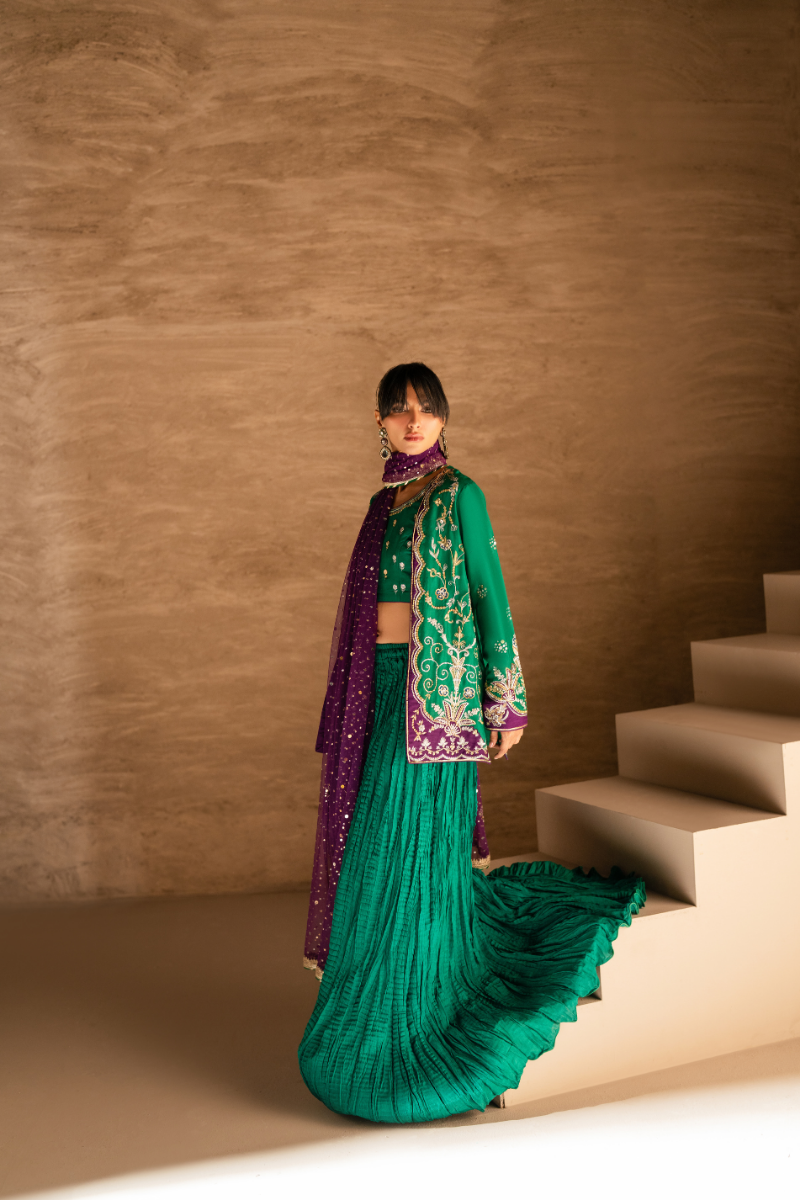 Sana Abbas | Zalea Formals | RYSA - Formal Dress - available at Maria Faisal in UK and USA.