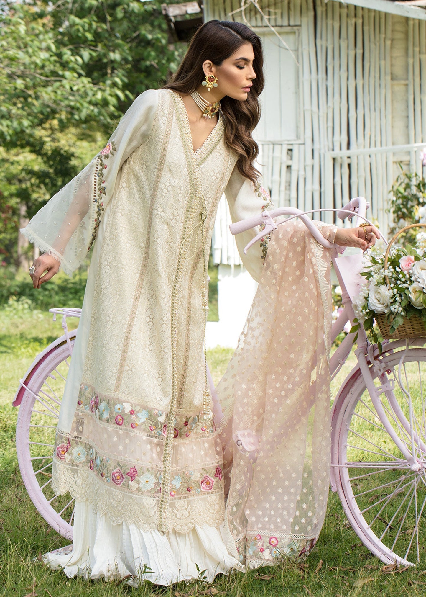 Saira Shakira | Luxury Pret | Blooming Jasmine