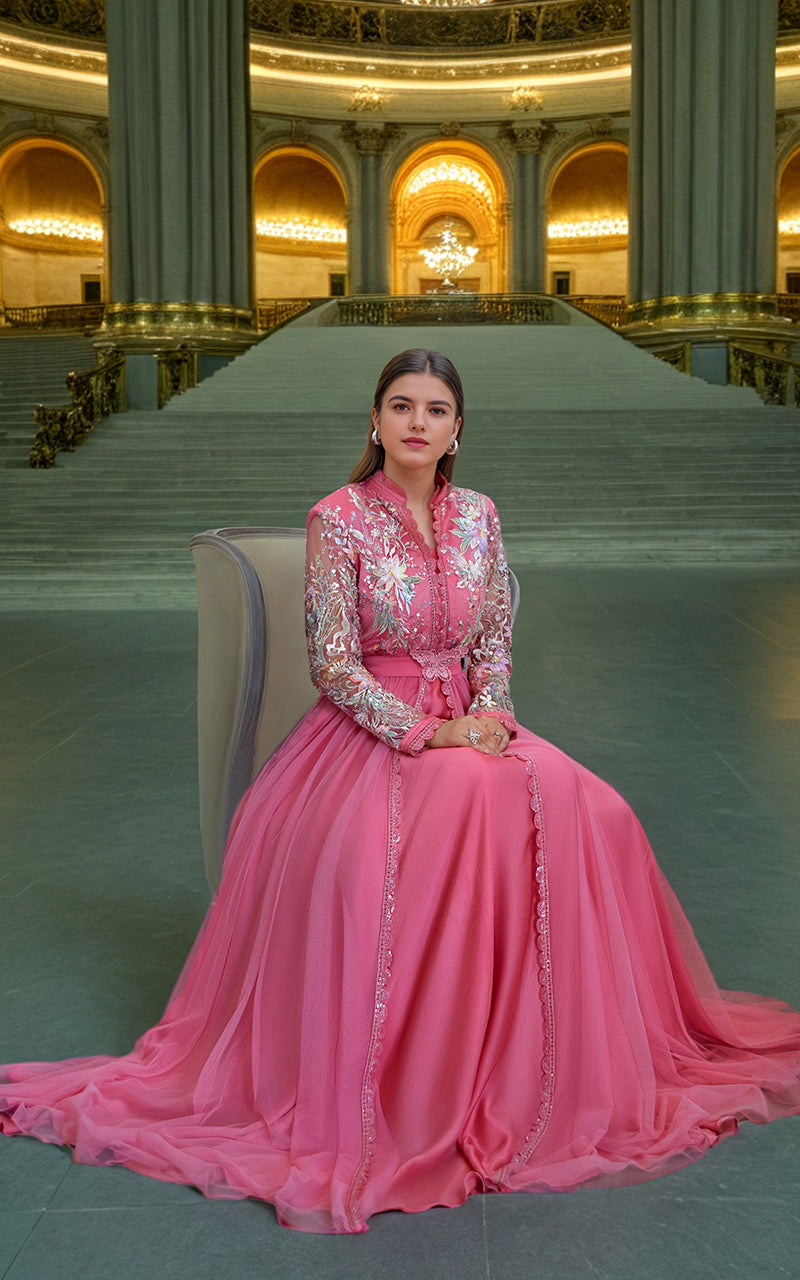 Threads and Motifs | Formal Dresses 25 | Net Embroidered Maxi