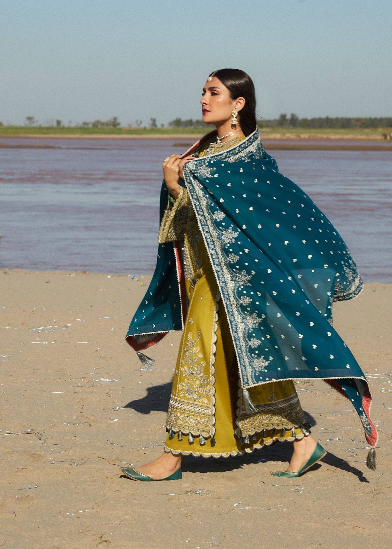 Hussain Rehar | Surkh Eid Pret’25 | Shamyaana by Maria Faisal - Registered Vendor of : Hussain Rehar - type : Ladies Clothes - 100% original wedding dresses