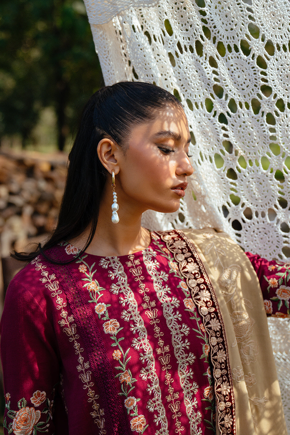 Saira Rizwan | Winter 2024 | SANSA-SRW24-09 - Ladies Clothes - Maria Faisal