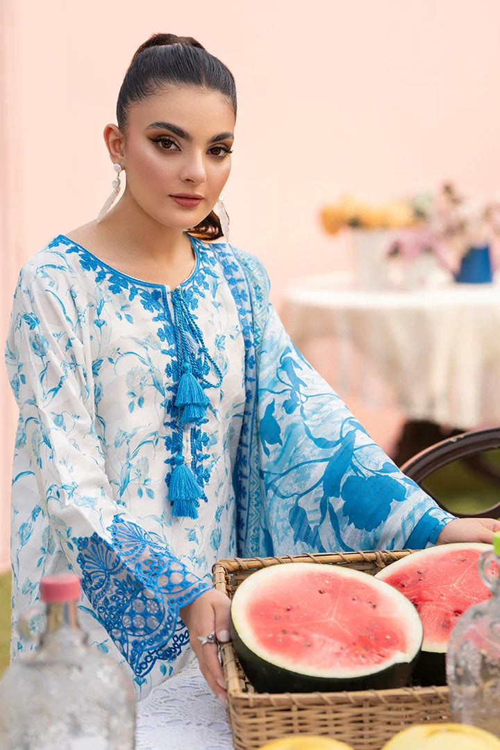 Ellena | Pret Dresses | 3-PC Stitched Embroidered Suit  978WHS - Ladies Clothes - Maria Faisal