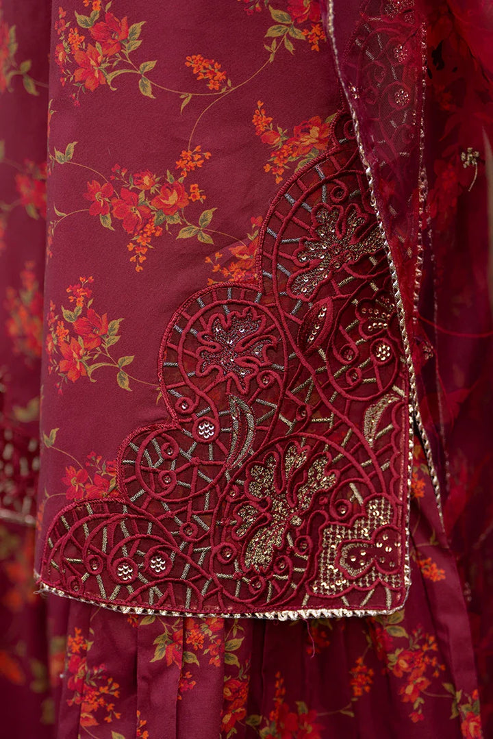 Ellena | Pret Dresses | 3-PC Stitched Embroidered Suit 994MRS - Ladies Clothes - Maria Faisal